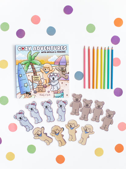 Glitter Sticker Trio