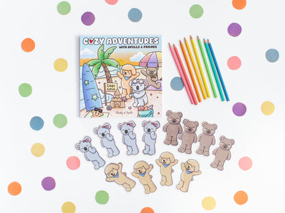 Glitter Sticker Trio